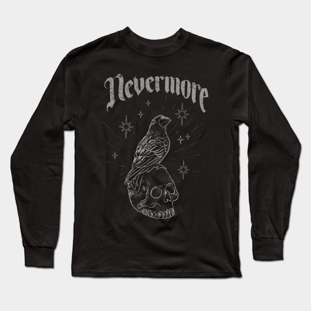 Nevermore Long Sleeve T-Shirt by mariexvx